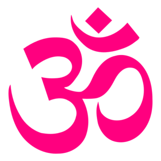 Hinduism Decal (Hot Pink)